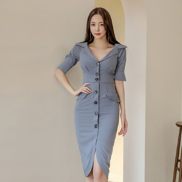 elegant single-breasted sheath bodycon dress women 2020 summer pencil dresses half sleeve office wear vestidos female, White;black
elegant single-breasted sheath bodycon dress women 2020 summer pencil dresses half sleeve office wear vestidos female, White;black