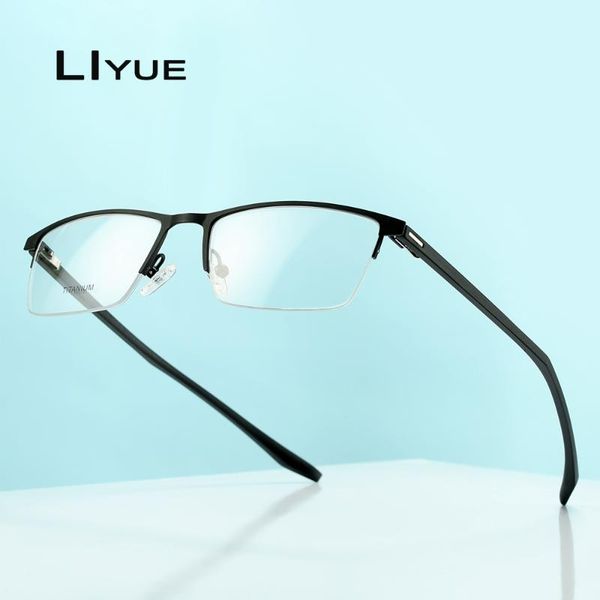 titanium alloy male half metal glasses frame men optical eyeglasses transparent myopia prescription screwless glasses eyewear, Silver
titanium alloy male half metal glasses frame men optical eyeglasses transparent myopia prescription screwless glasses eyewear, Silver