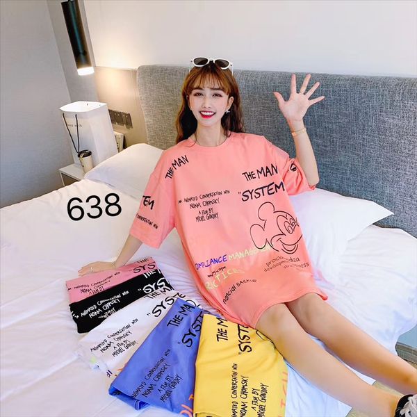 women's boutique t-shirt short-sleeved loose casual long version cartoon full print direct sale large cong, White
women's boutique t-shirt short-sleeved loose casual long version cartoon full print direct sale large cong, White