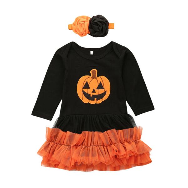 2019 my first halloween infant baby girl romper dress long sleeve pumpkin print fancy dress clothes, Red;yellow
2019 my first halloween infant baby girl romper dress long sleeve pumpkin print fancy dress clothes, Red;yellow