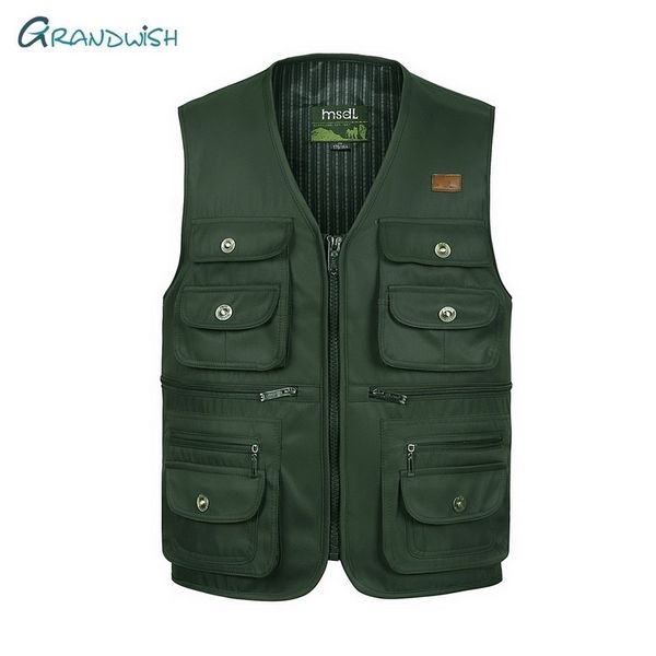 grandwish mens cotton casual cargo sleeveless vest male collarless waistcoat men multi pockets zipper vests plus size 4xl,da847, Black;white
grandwish mens cotton casual cargo sleeveless vest male collarless waistcoat men multi pockets zipper vests plus size 4xl,da847, Black;white