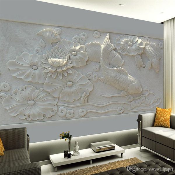custom relief louts fish wallpapers embossed three-dimensional pond pond picture mural background wallpaper for walls 3 d for living room
custom relief louts fish wallpapers embossed three-dimensional pond pond picture mural background wallpaper for walls 3 d for living room