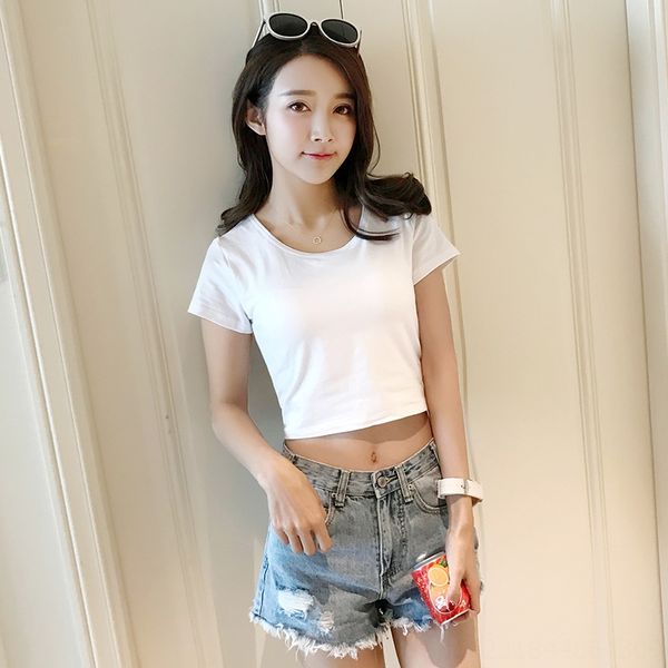 season cotton navel half sleeve base with chest pad large size t-shirt t-shirt cup one slim short sleeve female, White
season cotton navel half sleeve base with chest pad large size t-shirt t-shirt cup one slim short sleeve female, White