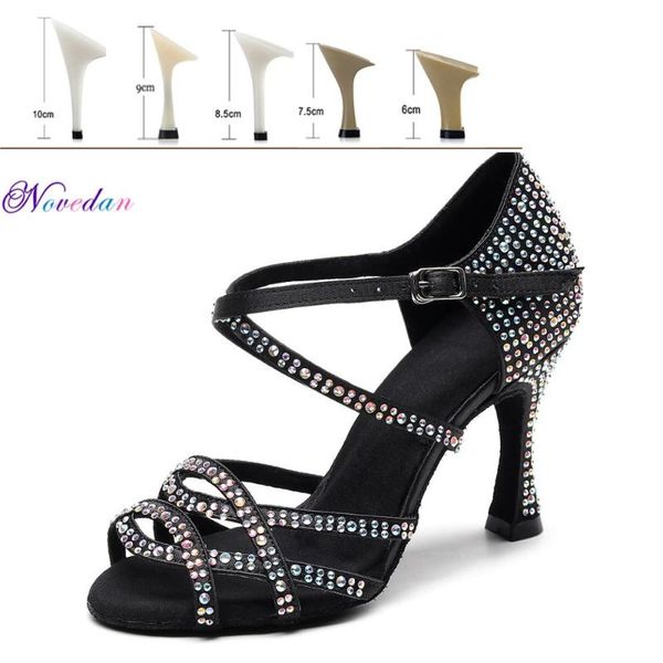 women salsa party ballroom shoes latin dance shoes big small rhinestone shining skin black satin cuba low high heels
women salsa party ballroom shoes latin dance shoes big small rhinestone shining skin black satin cuba low high heels