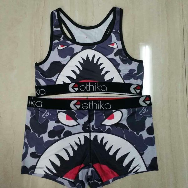 ethika women designer swimsuit crop vest + swim shorts trunks boxers 2 piece set tracksuit patchwork shark camo swimwear, White;black
ethika women designer swimsuit crop vest + swim shorts trunks boxers 2 piece set tracksuit patchwork shark camo swimwear, White;black