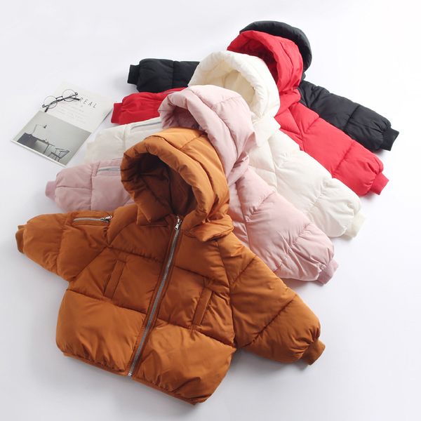 Kids Winter Jacket Boys & Gril's Coat with Hooded Solid Children Outwear Clothing Warm Fashion Polyester Snow Zipper Parka, Black
Kids Winter Jacket Boys & Gril's Coat with Hooded Solid Children Outwear Clothing Warm Fashion Polyester Snow Zipper Parka, Black