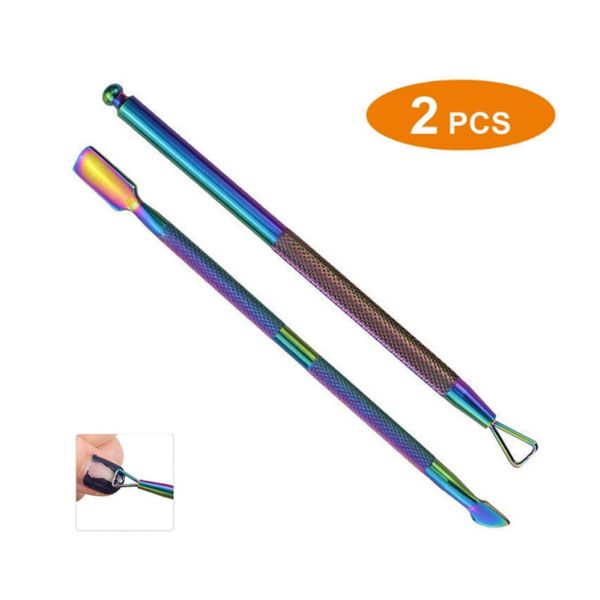 2pcs/lot stainless steel cuticle remover double sided finger dead skin push nail cuticle pusher manicure nail care tool
2pcs/lot stainless steel cuticle remover double sided finger dead skin push nail cuticle pusher manicure nail care tool