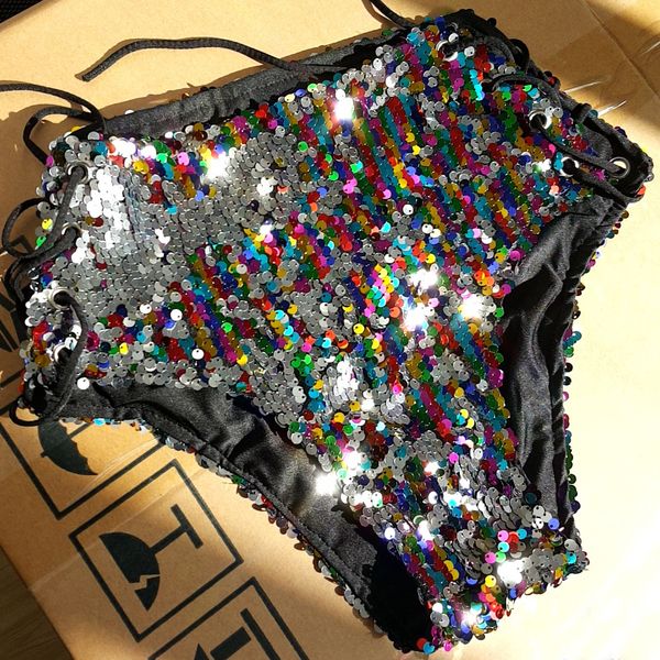 summer holographic festival rave edc wear clothes outfits g ear sequin laced up high waist shorts women bikini bottoms, White;black
summer holographic festival rave edc wear clothes outfits g ear sequin laced up high waist shorts women bikini bottoms, White;black