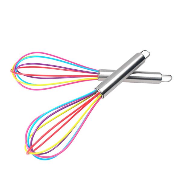 colorful silicone whisk frother milk cream kitchen utensils for blending stainless steel handle mixer stirring tool handheld
colorful silicone whisk frother milk cream kitchen utensils for blending stainless steel handle mixer stirring tool handheld