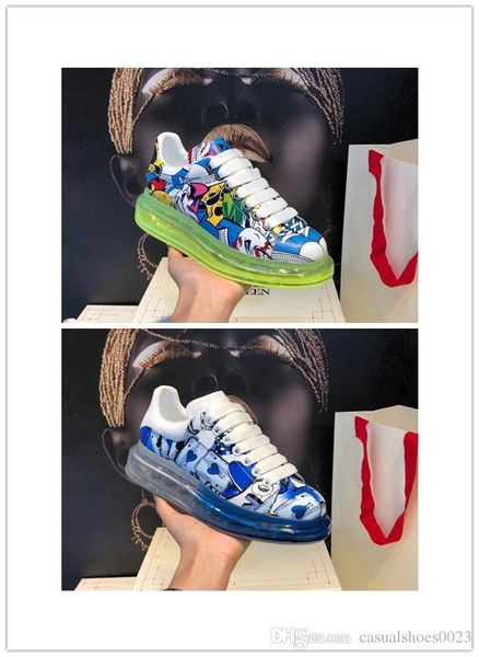 designer vacuum cushion white shoes graffiti platform sneaker rubber sole sneaker genuine leather plate-forme casual shoes 16, Black
designer vacuum cushion white shoes graffiti platform sneaker rubber sole sneaker genuine leather plate-forme casual shoes 16, Black