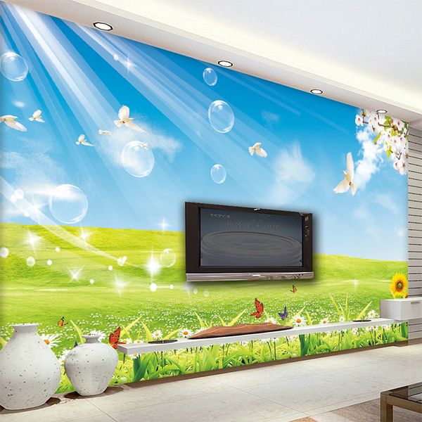 drop shipping custom p wallpaper blue sky white clouds meadow sofa tv background large mural 3d wallpaper home decor
drop shipping custom p wallpaper blue sky white clouds meadow sofa tv background large mural 3d wallpaper home decor