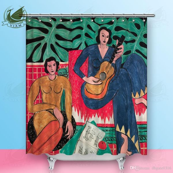 vixm fauvist porch character matisse classic works girl playing guitar shower curtains waterproof polyester fabric curtains for home decor
vixm fauvist porch character matisse classic works girl playing guitar shower curtains waterproof polyester fabric curtains for home decor