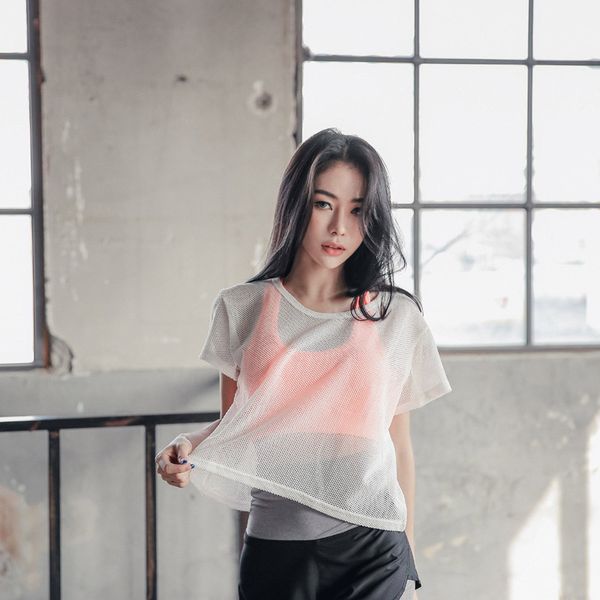 women yoga shirt outdoor running sportswear quick dry fitness cloth breathable yoga sports shirt exercise workout, White;red
women yoga shirt outdoor running sportswear quick dry fitness cloth breathable yoga sports shirt exercise workout, White;red