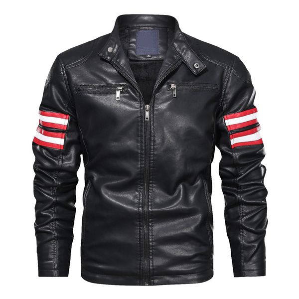 2020 men leather jacket coat slim fit pu clothing fleece motorcycle leather jackets male chaqueta cuero hombre, Black
2020 men leather jacket coat slim fit pu clothing fleece motorcycle leather jackets male chaqueta cuero hombre, Black