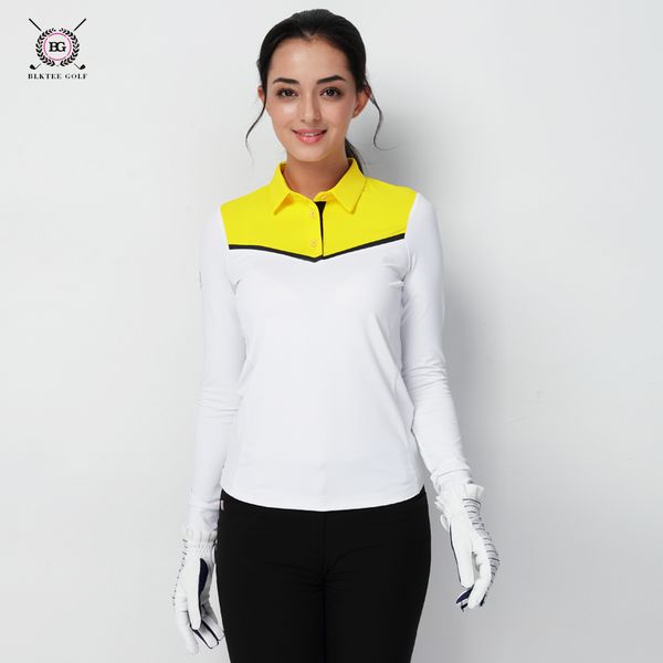 women t-shirt golf long sleeve shirts autumn sports basic shirt ladies winter clothing elastic jersey girls 18050, Black;blue
women t-shirt golf long sleeve shirts autumn sports basic shirt ladies winter clothing elastic jersey girls 18050, Black;blue