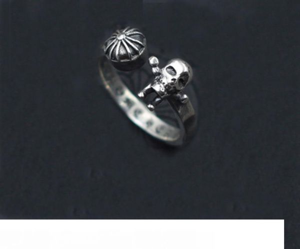 925 sterling silver rings trend personality jewelry punk style lovers gift hip hop simple cross skull style luxury designer jewelry women, Golden;silver
925 sterling silver rings trend personality jewelry punk style lovers gift hip hop simple cross skull style luxury designer jewelry women, Golden;silver