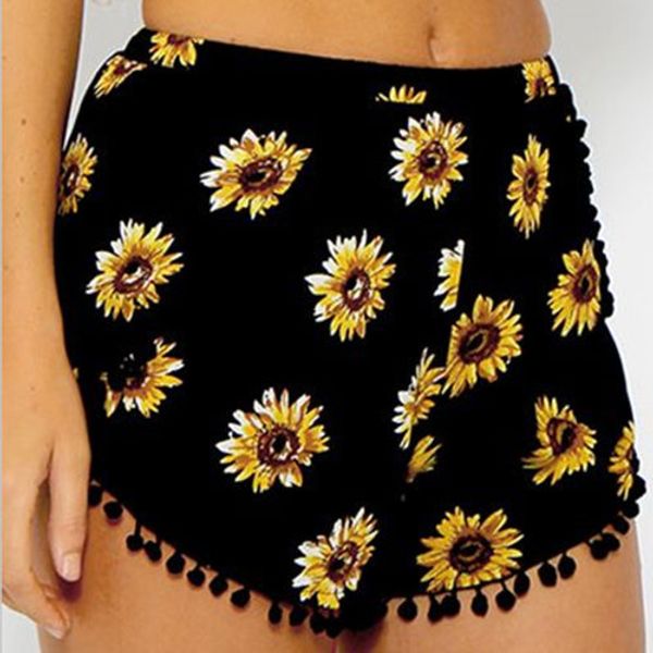 summer womens designer shorts printed beach shorts for women with flower pattern causal womens brand short pants with tassel fashion pant, White;black
summer womens designer shorts printed beach shorts for women with flower pattern causal womens brand short pants with tassel fashion pant, White;black