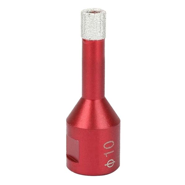 brazed drilling core bit, 10mm red portable angle grinder hole saw opener, adopting diamond fast drilling for opening of marble
brazed drilling core bit, 10mm red portable angle grinder hole saw opener, adopting diamond fast drilling for opening of marble