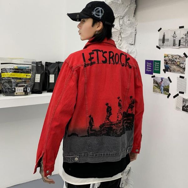 новые джинсовые куртки мужские свободные картины печати let's rock верхней куртки хип-хоп denim напечатанных мужской m-2xl sa-8, Black;brown
новые джинсовые куртки мужские свободные картины печати let's rock верхней куртки хип-хоп denim напечатанных мужской m-2xl sa-8, Black;brown