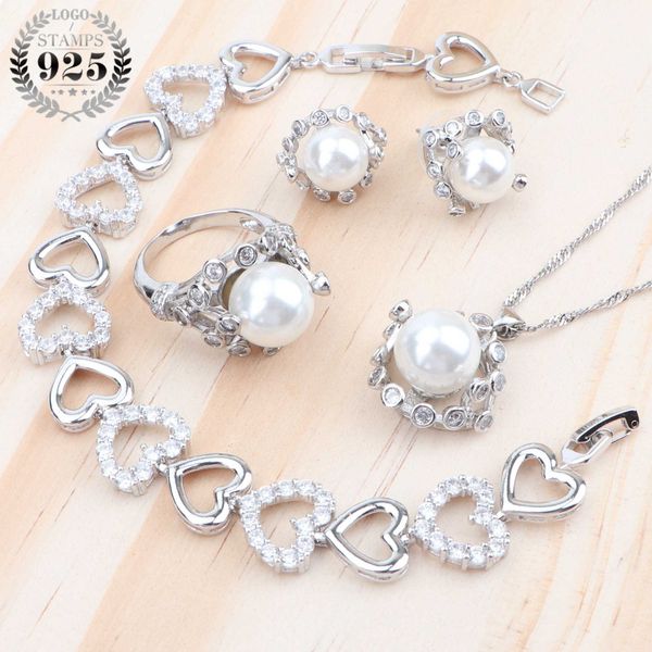 pearl cubic zirconia bridal jewelry sets 925 earrings bracelet wedding costume pendant ring necklace sets for women, Slivery;golden
pearl cubic zirconia bridal jewelry sets 925 earrings bracelet wedding costume pendant ring necklace sets for women, Slivery;golden