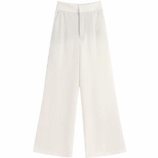 new 2020 women fashion solid pocket white wide leg pants office ladies zipper chic long pants pantalones mujer trousers p806, Black;white
new 2020 women fashion solid pocket white wide leg pants office ladies zipper chic long pants pantalones mujer trousers p806, Black;white