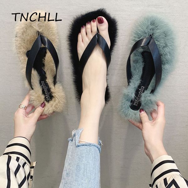 casual clip toe ins net red women slippers fur flat heel light soft flip flop soild color plush slippers woman nse7460, Black
casual clip toe ins net red women slippers fur flat heel light soft flip flop soild color plush slippers woman nse7460, Black