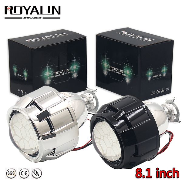 royalin car bi xenon 8.1 projector headlights lens hid h1 h4 h7 w/ gating gun shrouds auto motorcycle retrofit car-styling
royalin car bi xenon 8.1 projector headlights lens hid h1 h4 h7 w/ gating gun shrouds auto motorcycle retrofit car-styling
