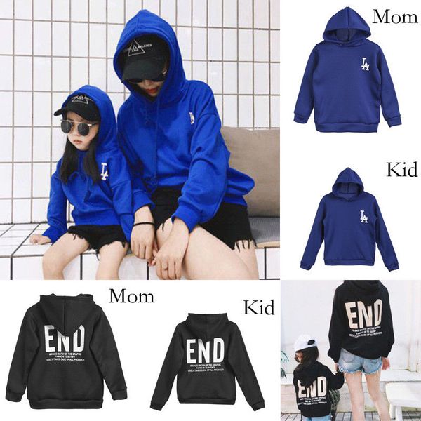 2018 new autumn winter causal family mother kids boys girls hoodies 2 colors letter print long sleeve pullover, Blue
2018 new autumn winter causal family mother kids boys girls hoodies 2 colors letter print long sleeve pullover, Blue