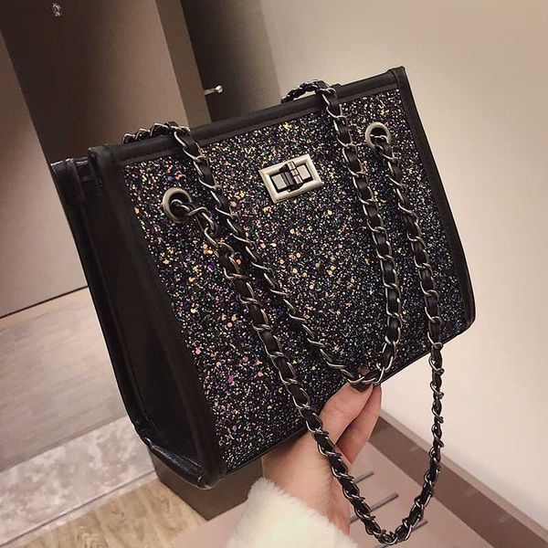 elegant female sequin tote bag leather shoulder bag designer luxury crossbody bags for women lock chain shoulder messenger bags
elegant female sequin tote bag leather shoulder bag designer luxury crossbody bags for women lock chain shoulder messenger bags