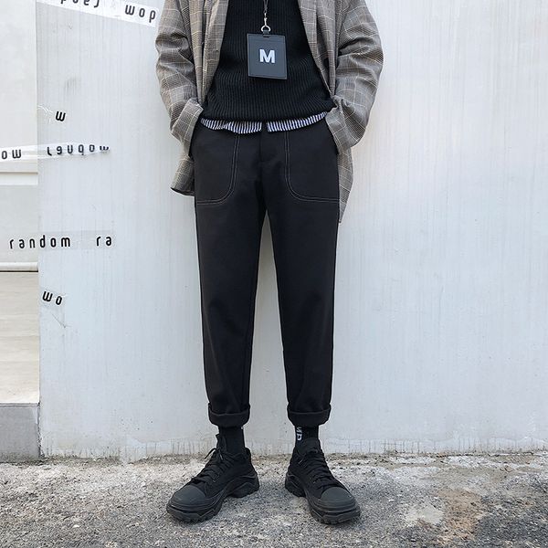 winter new wool pants men warm thick fashion solid color casual straight trousers man streetwear loose joggers sweatpants male, Black
winter new wool pants men warm thick fashion solid color casual straight trousers man streetwear loose joggers sweatpants male, Black