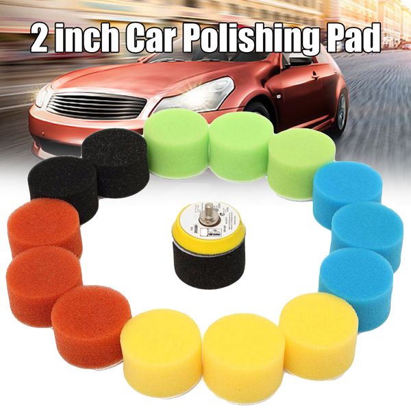 car accessories 16 piece/set 2" car round flat sponge waxing polishing disc pad buffing polisher set wash tool
car accessories 16 piece/set 2" car round flat sponge waxing polishing disc pad buffing polisher set wash tool