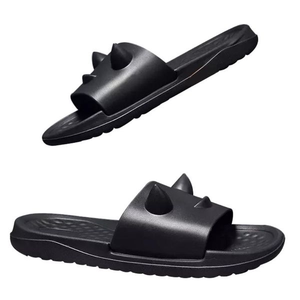 men home indoor slippers horn uppers solid colors cushion soft sole comfortable non-slip men slippers, Black
men home indoor slippers horn uppers solid colors cushion soft sole comfortable non-slip men slippers, Black