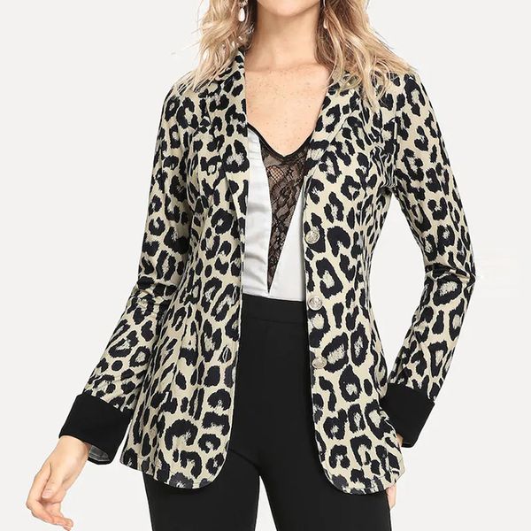 2019 winter women coats jacket women long-sleeve slim jacket fashion leopard print notched neck casual outwear coat#716, Black;brown
2019 winter women coats jacket women long-sleeve slim jacket fashion leopard print notched neck casual outwear coat#716, Black;brown