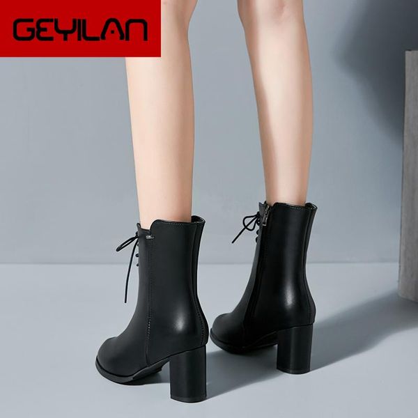 2019 new winter ladies ankle boots with round head side zipper women's boots black wild fashion
2019 new winter ladies ankle boots with round head side zipper women's boots black wild fashion