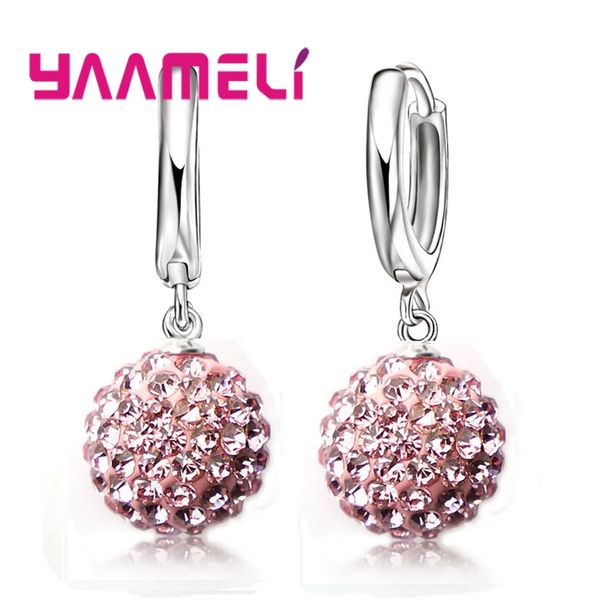 sale 925 sterling silver shining crystal pave disco ball hoop earrings jewelry wholesale dropshipping woman jewelry, Golden;silver
sale 925 sterling silver shining crystal pave disco ball hoop earrings jewelry wholesale dropshipping woman jewelry, Golden;silver