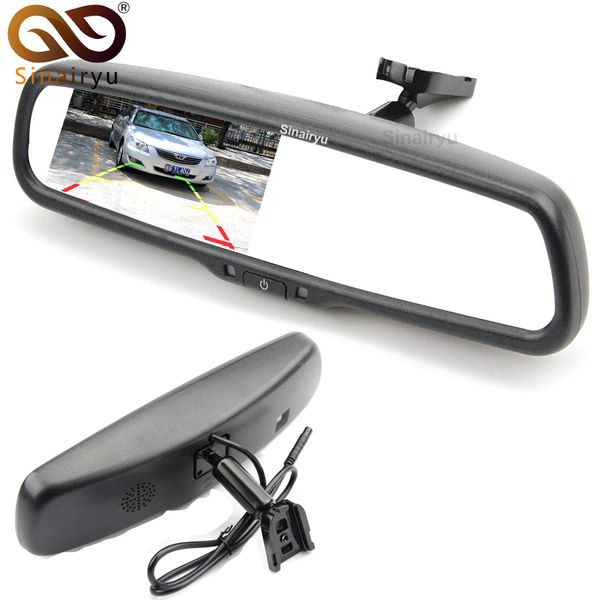 sinairyu 4.3" tft lcd car rear view bracket mirror monitor parking assistance with 2 rca video player input
sinairyu 4.3" tft lcd car rear view bracket mirror monitor parking assistance with 2 rca video player input