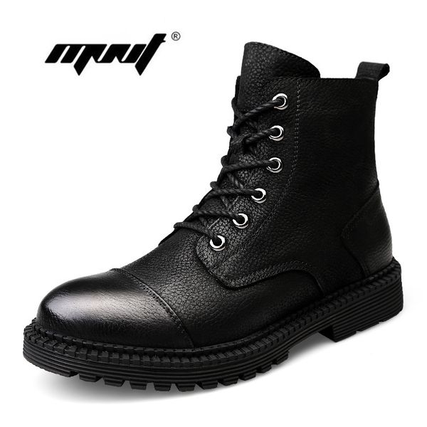 genuine leather men boots plush fur warm snow boots shoes men vintage classic ankle rubber non slip outdoor winter shoes, Black
genuine leather men boots plush fur warm snow boots shoes men vintage classic ankle rubber non slip outdoor winter shoes, Black