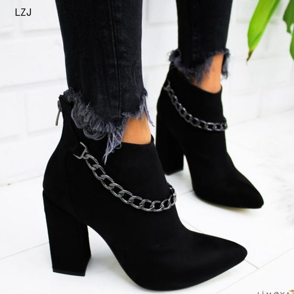 2019 2 colour women shoes winter autumn women botas shoes casual high heels pumps warm ankle boots mujer zapatos size, Black
2019 2 colour women shoes winter autumn women botas shoes casual high heels pumps warm ankle boots mujer zapatos size, Black
