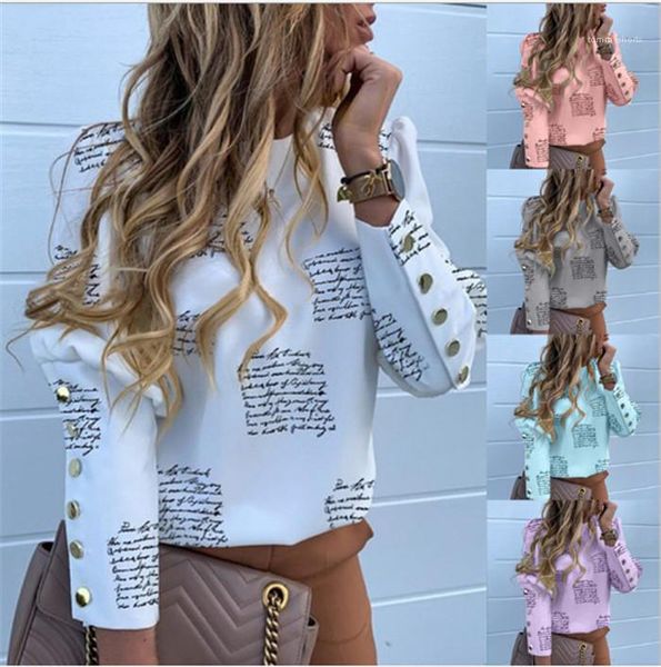 sleeve patchwork womens shirts letter pattern ladies casual blouses pullover women blouses with button fashion spring long, White
sleeve patchwork womens shirts letter pattern ladies casual blouses pullover women blouses with button fashion spring long, White