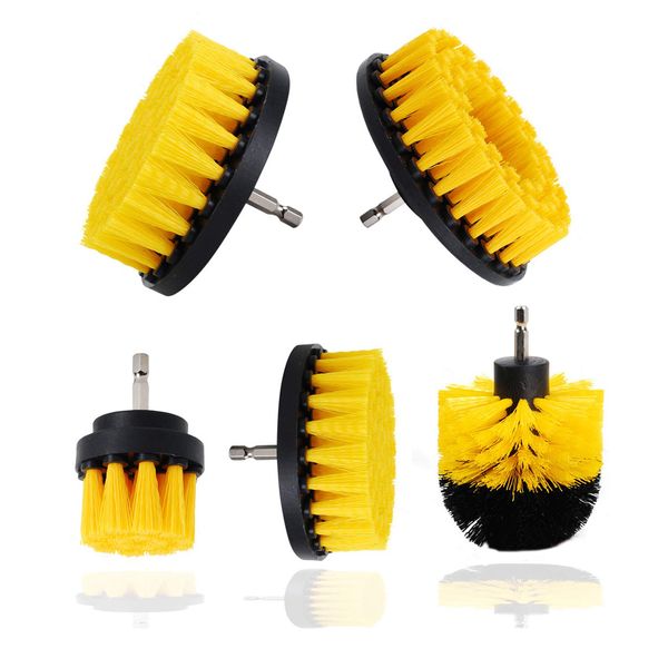 5pcs/set scrub electric drill brush plastic round cleaning brushes kit 2" 3" 4" 5" for car bathroom surfaces tub ceramic
5pcs/set scrub electric drill brush plastic round cleaning brushes kit 2" 3" 4" 5" for car bathroom surfaces tub ceramic