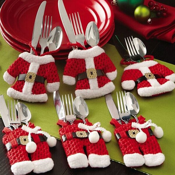 2020 new christmas table decoration christmas knife and fork bag cutlery set santa claus diy clothes pants cutlery set
2020 new christmas table decoration christmas knife and fork bag cutlery set santa claus diy clothes pants cutlery set