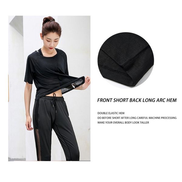 2019 fitness running ladies performance t-shirt breathable moisture wicking quick drying, Black;red
2019 fitness running ladies performance t-shirt breathable moisture wicking quick drying, Black;red