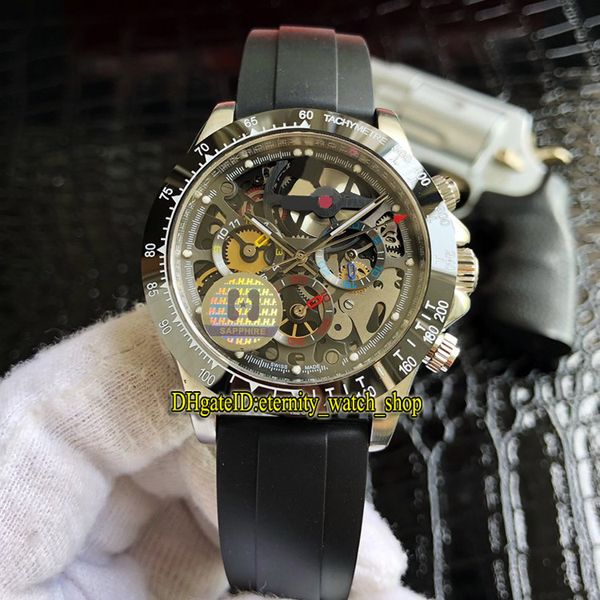 luxury 116505-78595 ceramic bezel skeleton dial refit 4130 automatic mechanical 116520 mens watch sapphire steel case rubber sport watches, Slivery;brown
luxury 116505-78595 ceramic bezel skeleton dial refit 4130 automatic mechanical 116520 mens watch sapphire steel case rubber sport watches, Slivery;brown