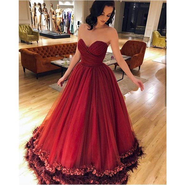 attractive sweetheart neck sleeveless evening formal dresses pleats ruched tulle burgundy red carpet celebrity dresses with flowers, Black;red
attractive sweetheart neck sleeveless evening formal dresses pleats ruched tulle burgundy red carpet celebrity dresses with flowers, Black;red
