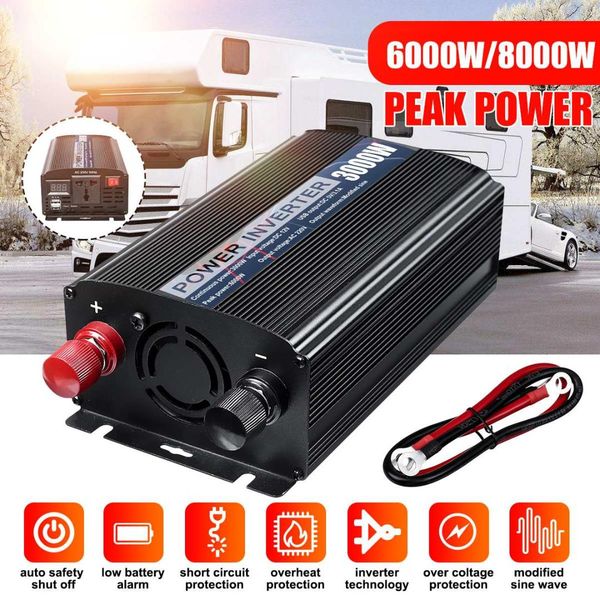 dual usb max 6000/8000w dc12v to ac220v car power inverter charger converter adapter dc12 to ac220 modified sine wave transromer
dual usb max 6000/8000w dc12v to ac220v car power inverter charger converter adapter dc12 to ac220 modified sine wave transromer