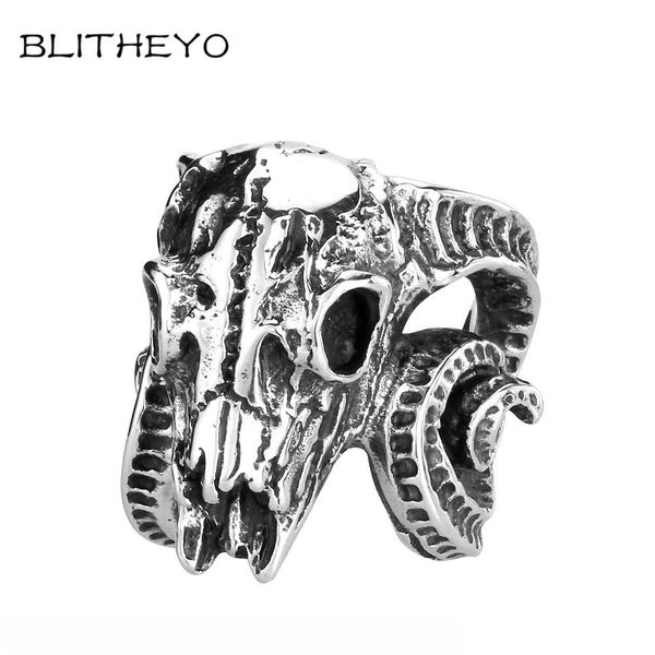 blitheyo vintage hell devil goat skull titanium steel men punk ring locomotive men ring fashion gothic jewelry br8-042, Golden;silver
blitheyo vintage hell devil goat skull titanium steel men punk ring locomotive men ring fashion gothic jewelry br8-042, Golden;silver
