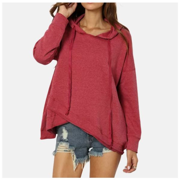 grey irregular hoodie gray sweatshirt red pullover poleron mujer 2019 punk lace up drawstring hoodie 3xl tunic long sleeve women, Black
grey irregular hoodie gray sweatshirt red pullover poleron mujer 2019 punk lace up drawstring hoodie 3xl tunic long sleeve women, Black