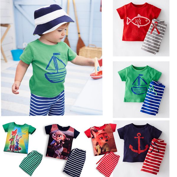 kids clothing baby clothes boys tracksuits cartoon anchor fish striped casual suits 2pcs sailboat sets t-shirt+pants suit children clothes, White
kids clothing baby clothes boys tracksuits cartoon anchor fish striped casual suits 2pcs sailboat sets t-shirt+pants suit children clothes, White