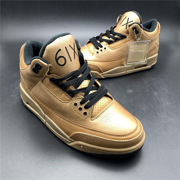 TOP 6IX 3s Basketball Shoes Bronze Gold Mens New Designer Fashion Upper Leather Outdoor Trainer Sports Sneaker Size 7-12
TOP 6IX 3s Basketball Shoes Bronze Gold Mens New Designer Fashion Upper Leather Outdoor Trainer Sports Sneaker Size 7-12