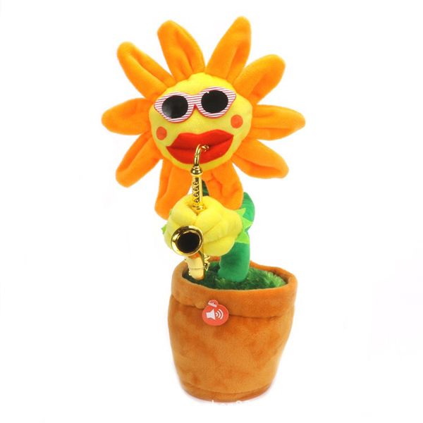 30 cm singing&dancing saxophone sunflower toys soft stuffed flower toys dolls teasing cats funny electric toy for kids gifts
30 cm singing&dancing saxophone sunflower toys soft stuffed flower toys dolls teasing cats funny electric toy for kids gifts